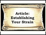 scroll establishing your strain